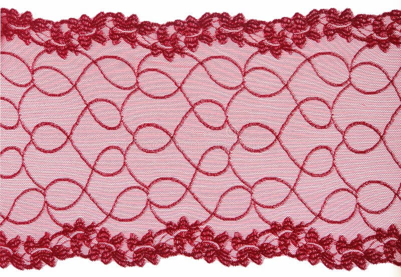 Dark Red or Brown Lace Band Stock Photo Image of woman, fashion 10982124