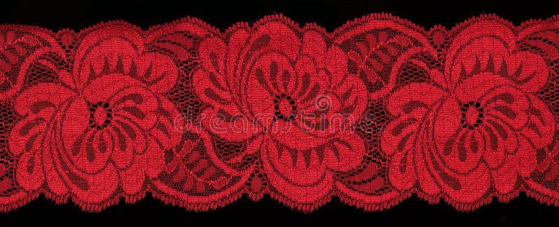 Red lace stock image. Image element, - 2430529