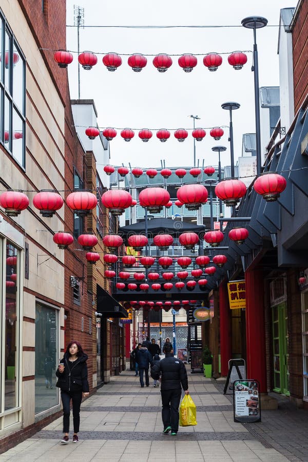 China Town, Chinese Quarter, Birmingham Editorial Stock Photo - Image