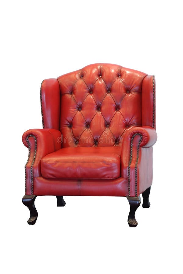 Traditional Leather Armchair Stock Image Image of fashion, house 3383923