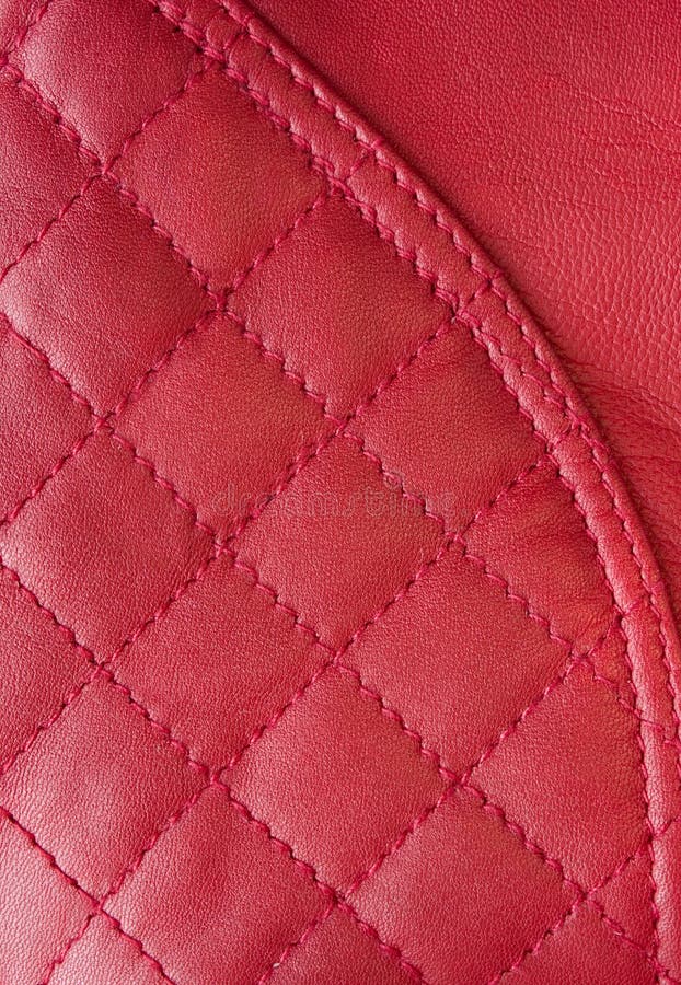 Red leather pattern