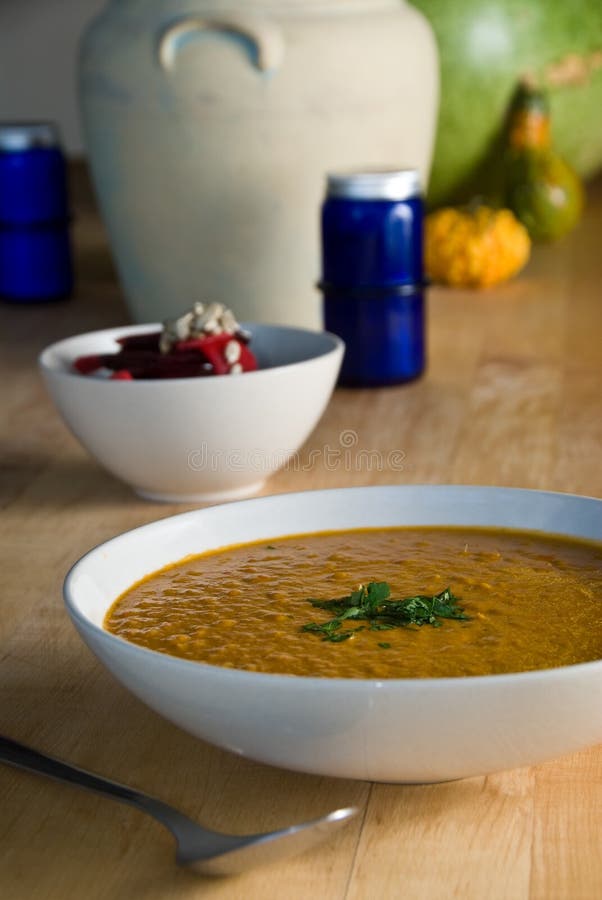 Red lentil soup