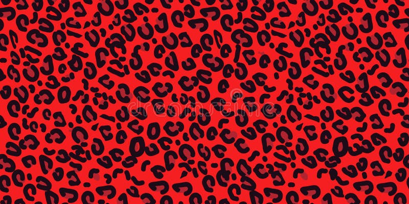 cheetah print red