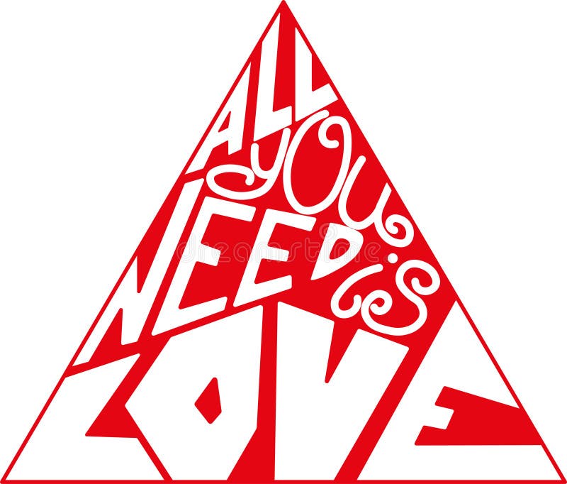 All You Need Love Beatles Stock Illustrations – 6 All You Need Love ...