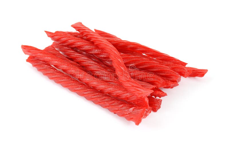 Red licorice stock photo. Image of snack, candy, center 14896642