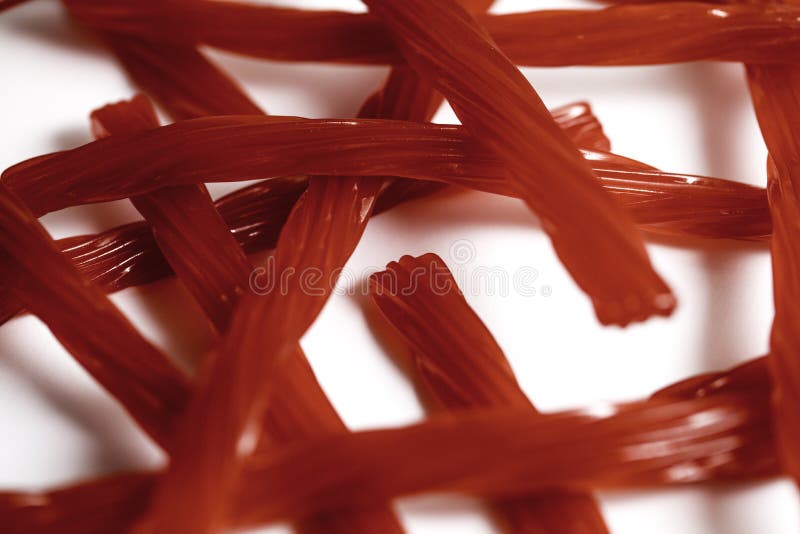Red Licorice Candy stock photo. Image of flavor, junk 110589808