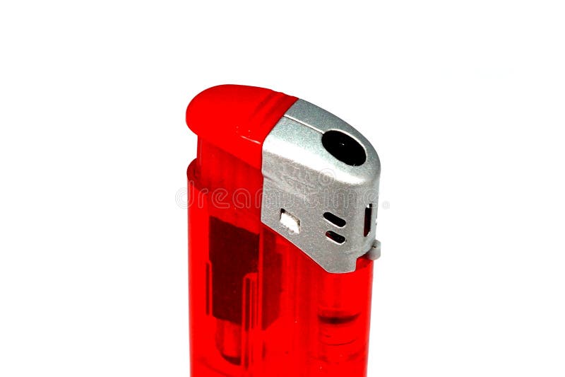 Cigarettes and red lighter stock image. Image of equipment 19555245