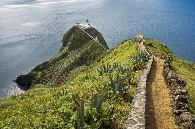 Lighthouse at Santa Maria Island, Azores. Lighthouse at Santa Maria Island, Azores.