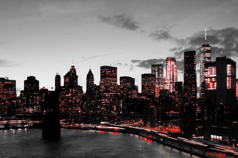 3,974 New York City Skyline Black White Stock Photos - Free & Royalty ...