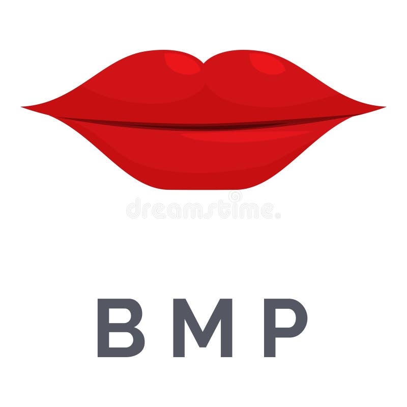 Red Lips Showing Blowing a Kiss Expression for Bmp Medical Condition