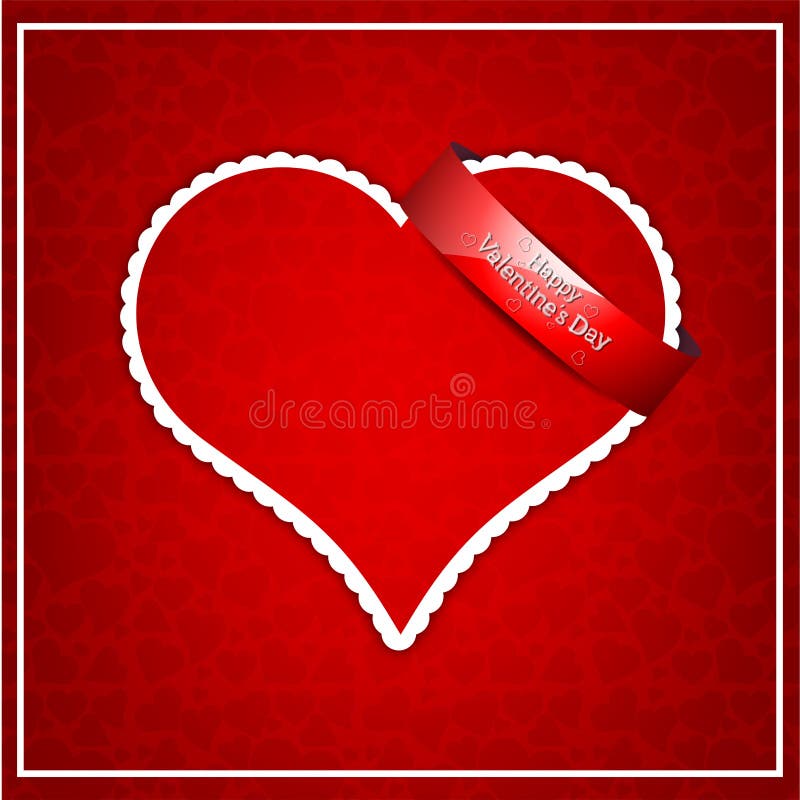 Red love background