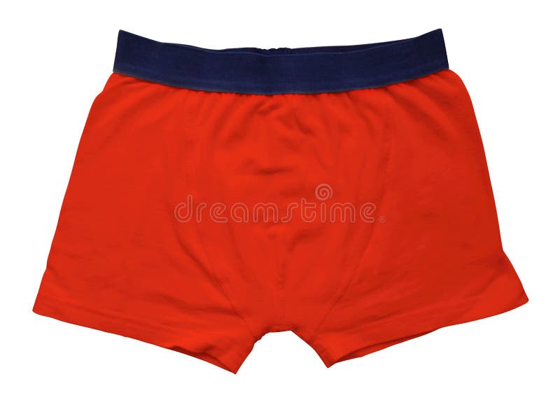 Male Underwear Isolated - Red Stock Photo - Image of clothing, male ...