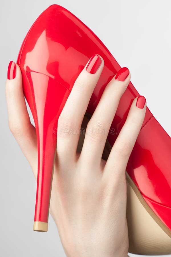 Red manicure