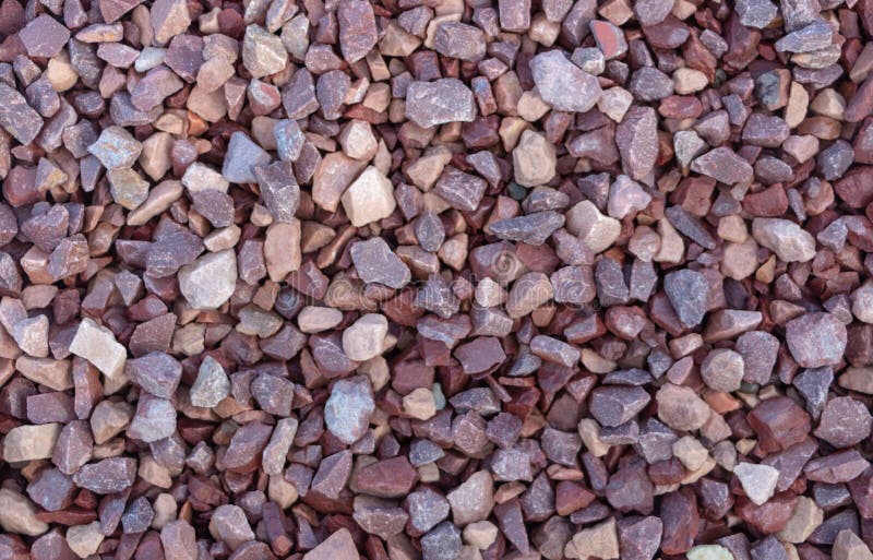 Red Marble Chips Texture for Use in Landscape Design, and Decoration in