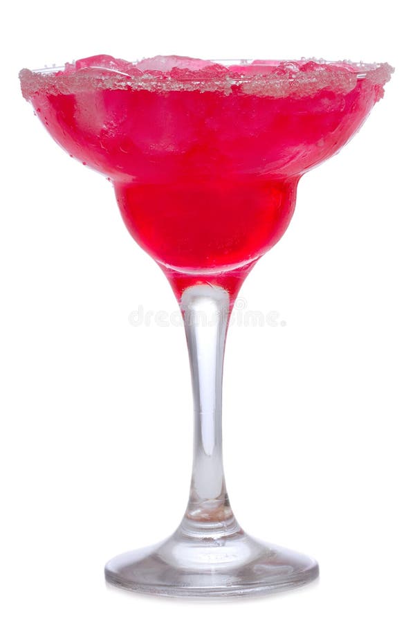 Red margarita cocktail