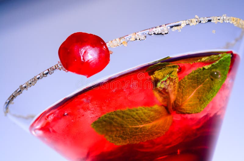 Red martini cocktail stock image. Image of anniversary 28139785
