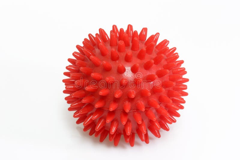 Red massage ball