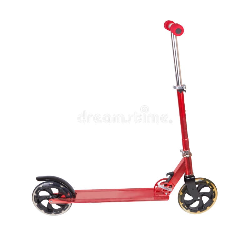 Metal scooter isolated stock image. Image of leisure 85411343