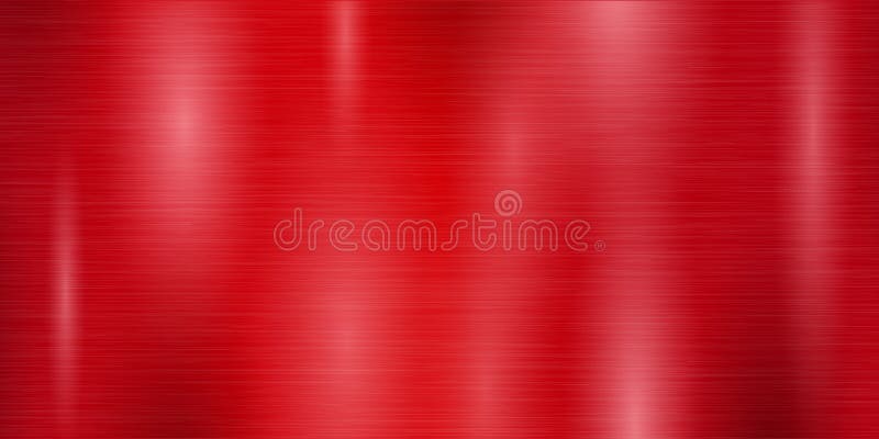 Red metal texture background background, foil texture, shiny and metal steel gradient template. Brushed stainless steel pattern