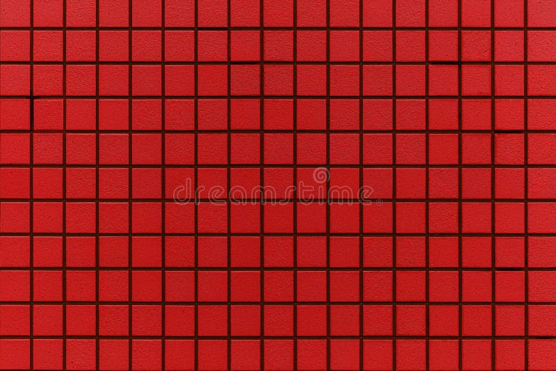 Red mosaic tile pattern stock photo. Image of seamless - 191118930