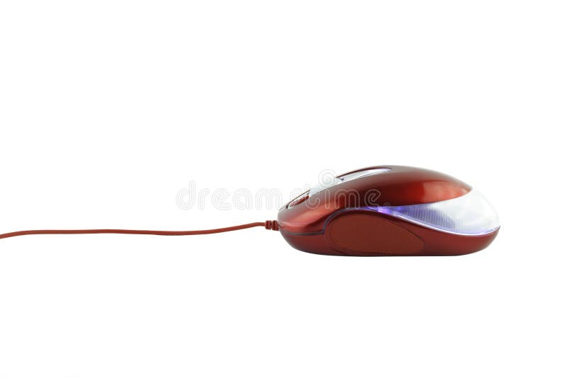 Download Red mouse stock image. Image of business, office, isolated - 9758401