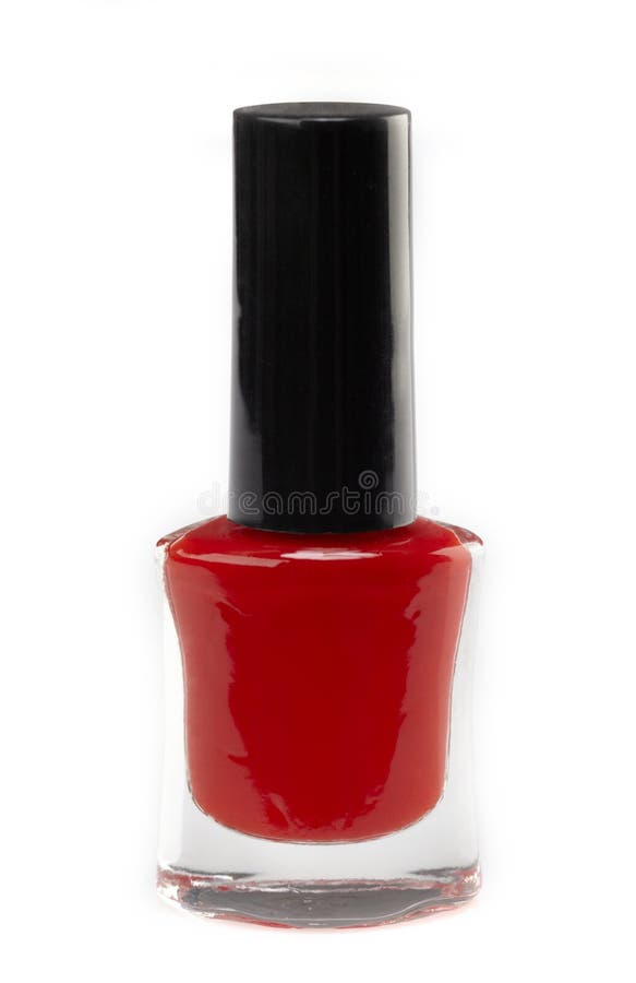 Red nail polish stock image. Image of flowing, background 27196091