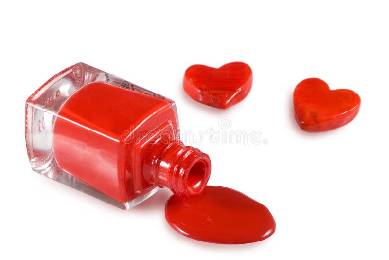 8. Red and Pink Heart Nail Design - wide 9