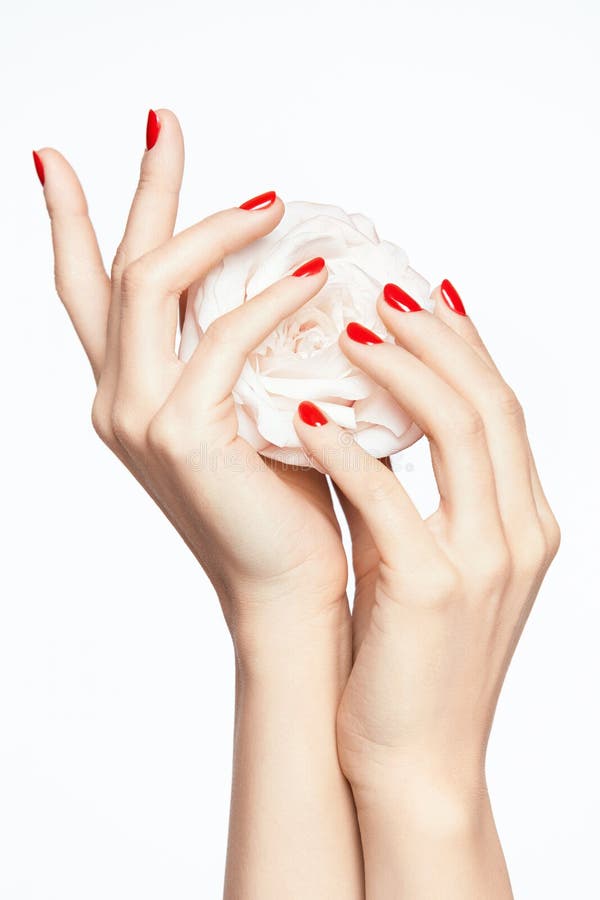 5,864 Applying Nail Polish Red Woman Images, Stock Photos, 3D objects, &  Vectors | Shutterstock
