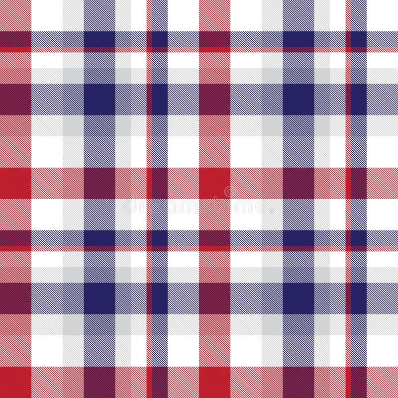 Red and Navy Plaid Tartan Seamless Pattern Stock Vector - Illustration ...