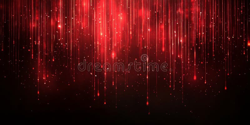 Red Neon Glowing Lines Abstract Technology Background. Digital Data Transfer Concept. royalty free illustration