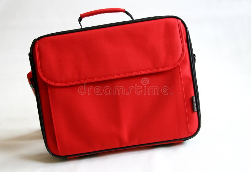 Red notebook bag