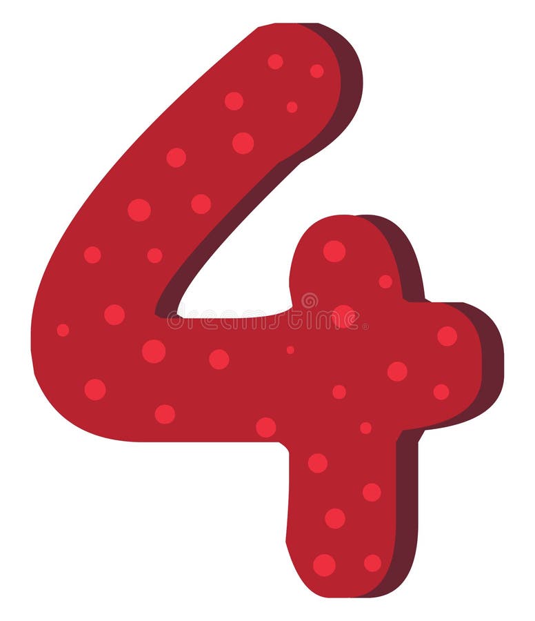 number 4 clipart