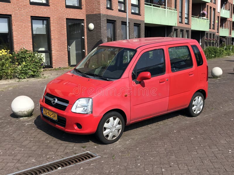 Opel Agila editorial stock image. Image of yellow, transport