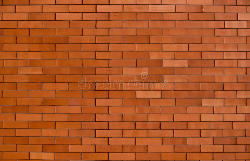 A redorange brick wall stock photo. Image of regular 13312632