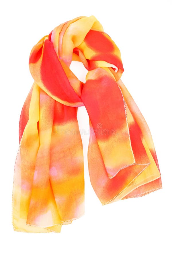 Silk scarf stock photo. Image of fashion, material, neck 18734938