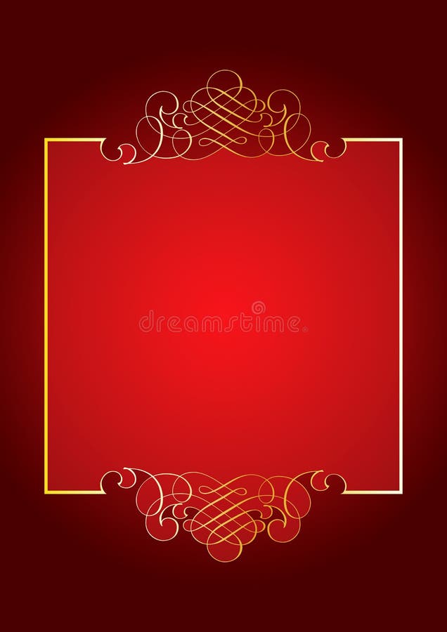 Red ornament background