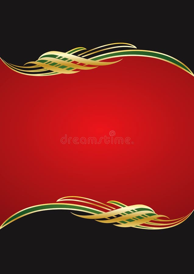 Red ornament background