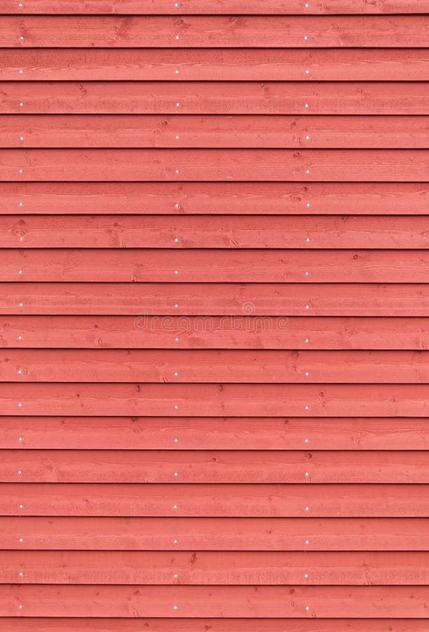 Red painted wooden boards stock photo. Image of cladding 97797570
