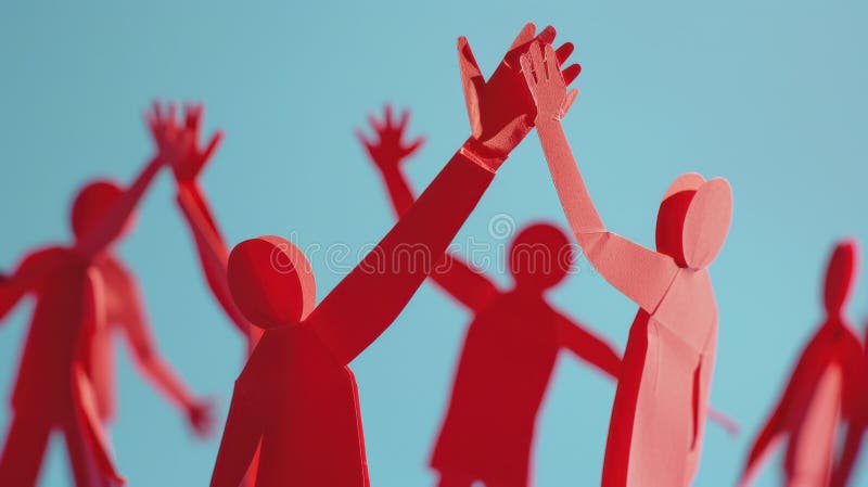 High Five Hands Blue Red Stock Photos - Free & Royalty-Free Stock