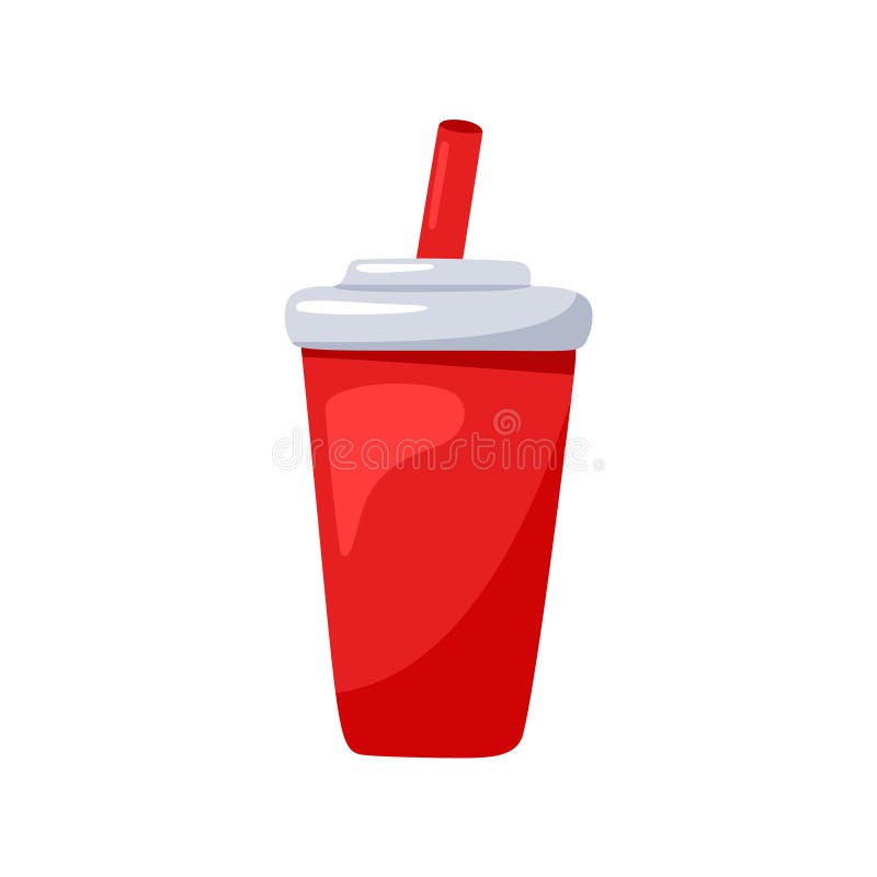 Cola cup color picture Royalty Free Vector Image