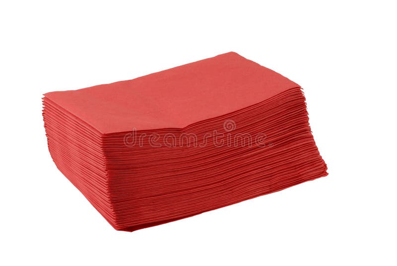 Red paper napkins stock image. Image of fourth, party, seasonal 992849