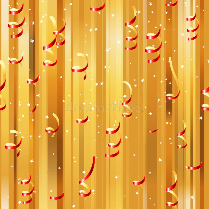 Streamers Backgrounds Gold Stock Illustrations 57 Streamers