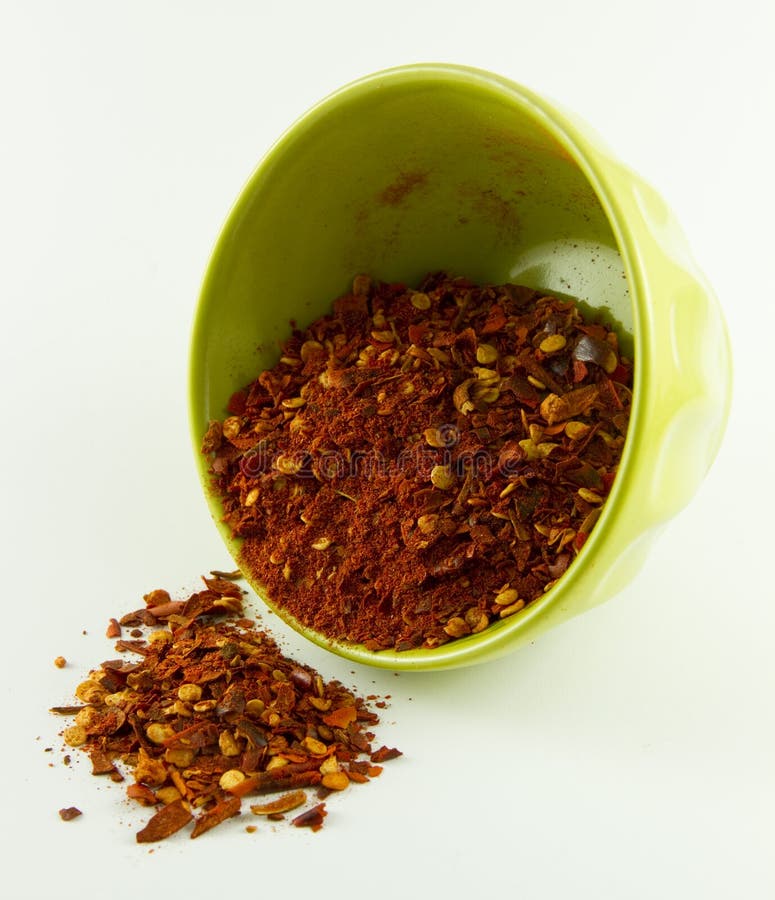 Paprika flakes stock image. Image of indoors, paprika 19016111
