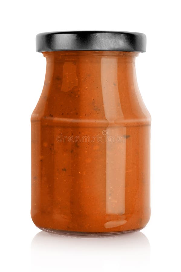 Red pasta sauce jar stock photo. Image of ingredient - 35571560