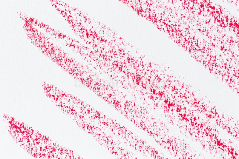 Red Pastel Drawing Paper Crayons Background Texture Stock Image Image