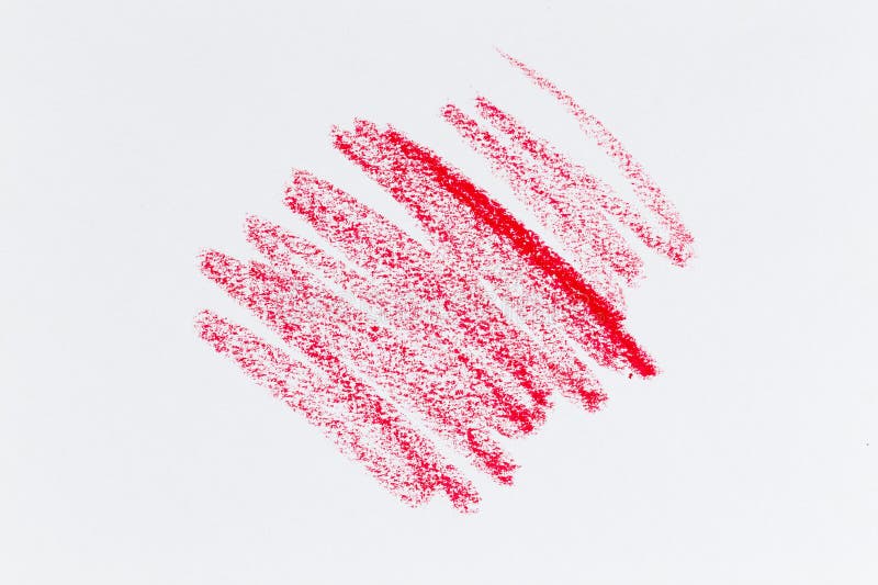 Red Pastel Drawing Paper Crayons Background Texture Stock Image Image