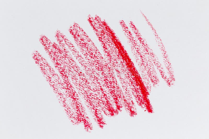 Red Pastel Drawing Paper Crayons Background Texture Stock Photo Image