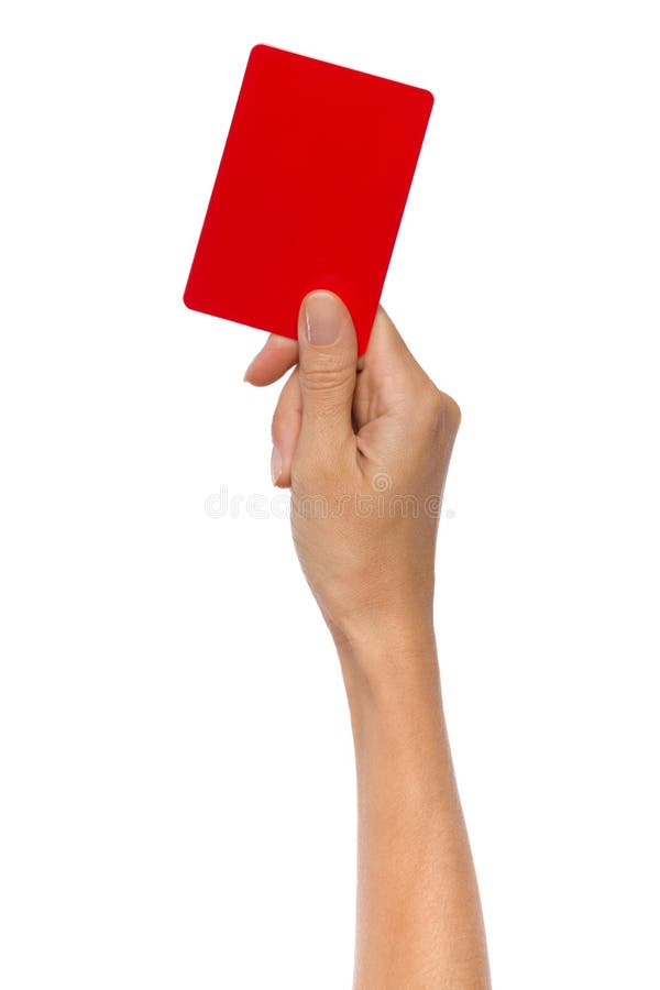 Person Holding Red Card · Free Stock Photo