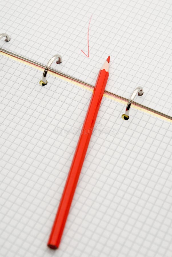 Red pencil for notes