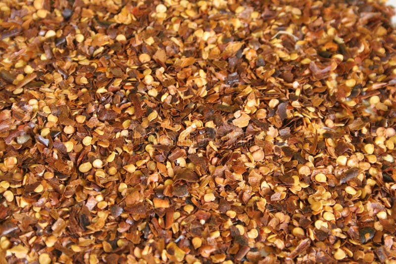 Red pepper flakes stock image. Image of ground, ingredient 5073177